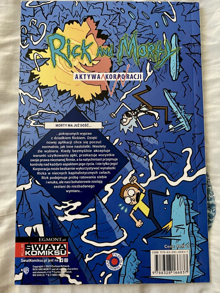 Rick and Morty Aktywa Korporacji komiks