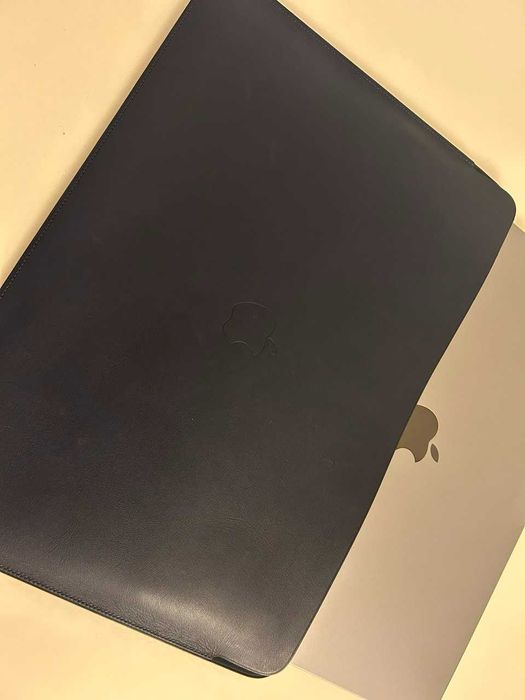 Чохол синій шкіра натуральна Apple MacBook Pro / Air