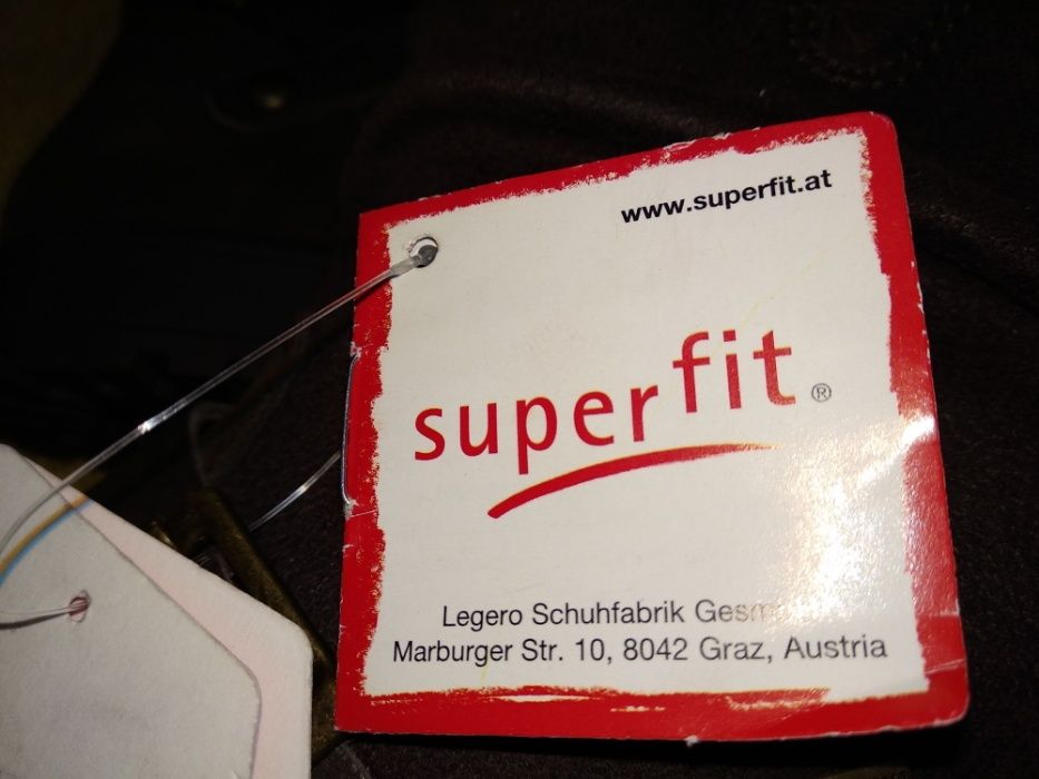 Кожаные ботинки Superfit, goretex 35р, 22,5-23см, термо, мембрана