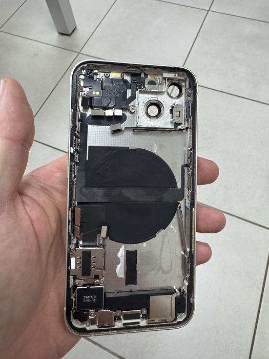 Корпус iPhone 13 Starlight White зі шлейфами