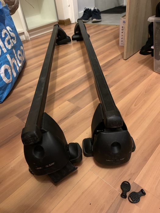 Belki relingi bagażnik dachowy Mont Blanc VW Golf 3dr
