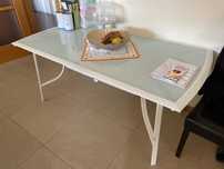 Mesa de Jardim de Vidro