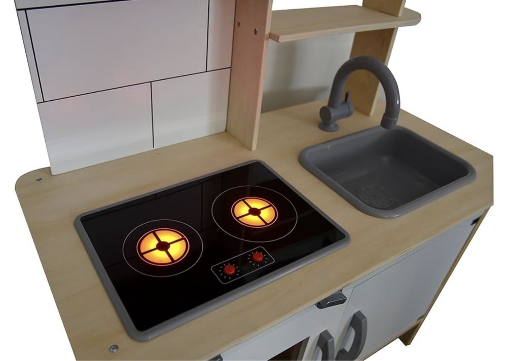 Drewniana kuchnia elektroniczna Play Kitchen Eichhorn