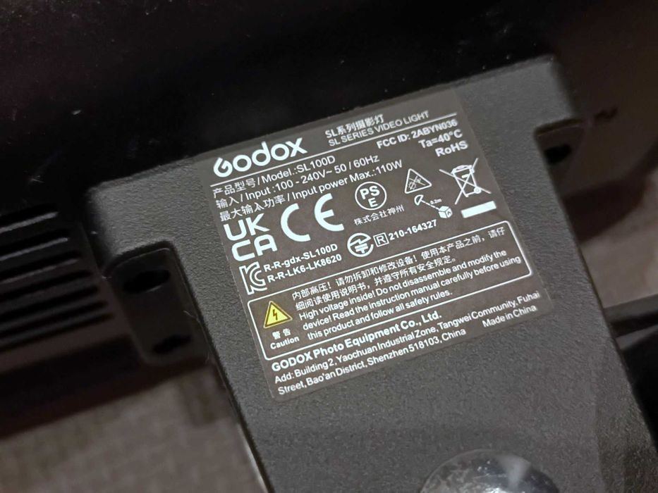 Lampa Godox SL100D LED Wypełnienie światła 100W 5600K 8FX Bluetooth