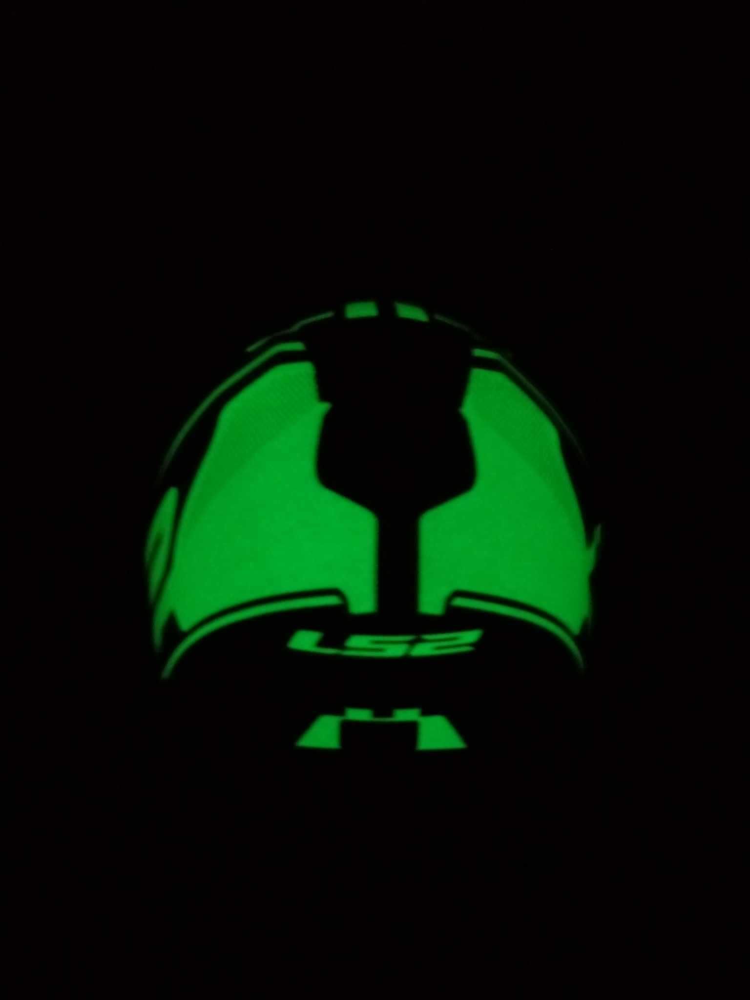 NOWY! Kask Ls2 FF397 VECTOR świecący w ciemności