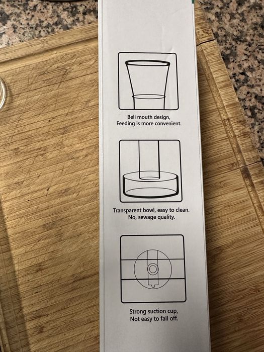 Tubo alimentardor aquario em vidro