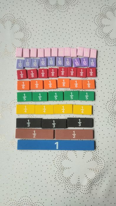 Nauka ułamki , piankowe  magnetyczne