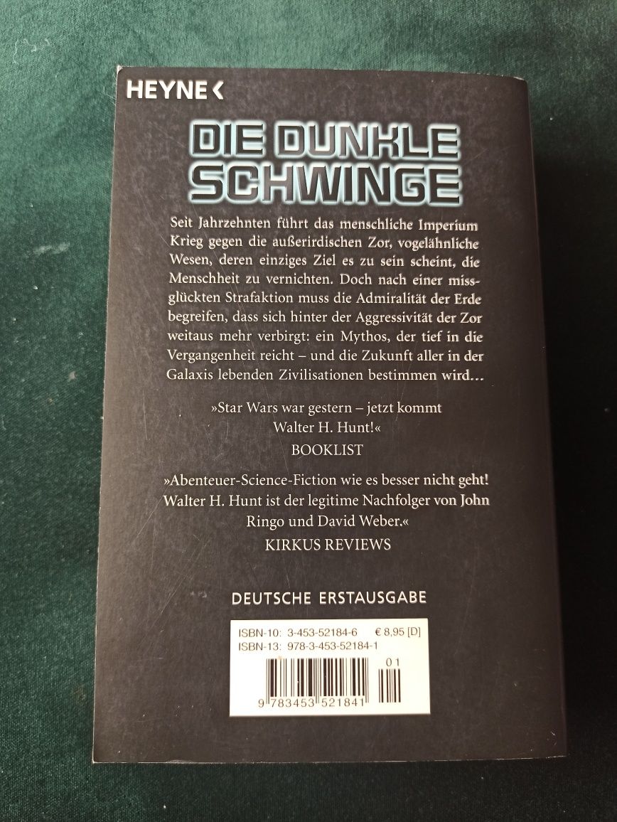 Die dunkle schwinge. Walter H. Hunt