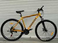 Горний велосипед 29 дюймів рама алюмінієва(185-195см) Оранжевий