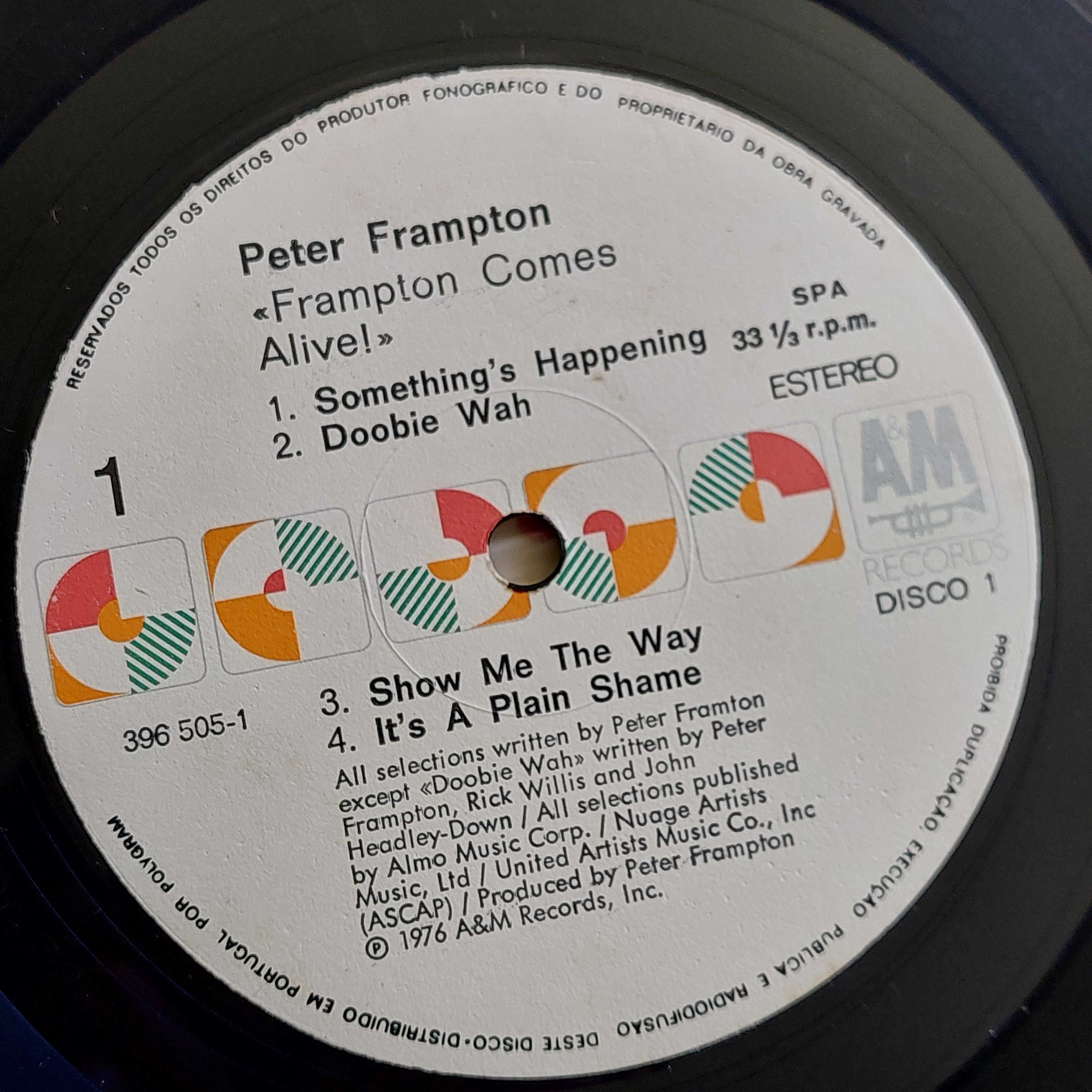 Disco vinil LP duplo Peter Frampton - Frampton Comes Alive!