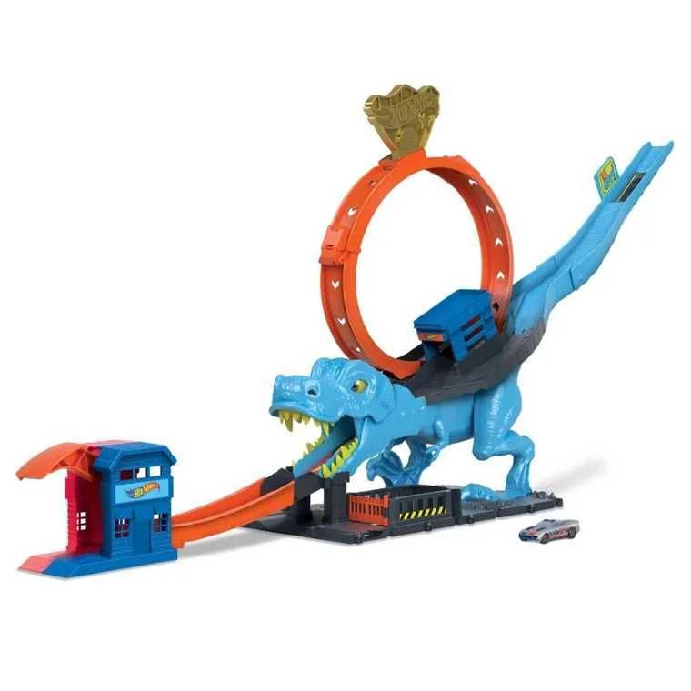 Хот вілс охота Ті-Рекса Hot Wheels City T-Rex Loop Playset HKX42