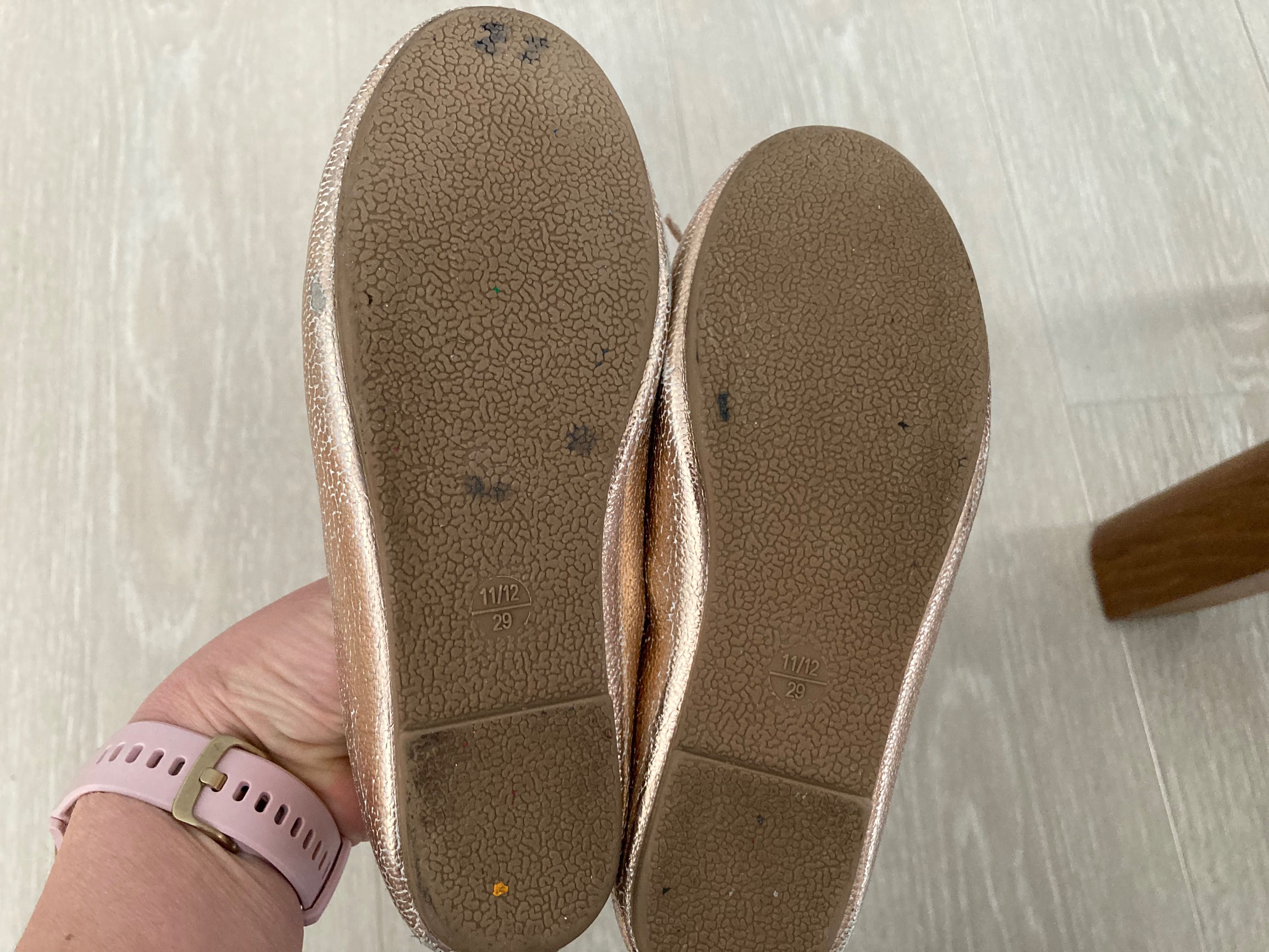 Baleriny balerinki primark rozm. 29 wkładka wew. 17 cm złote