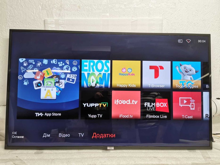 Телевізор TCL 4K HDR Smart 65DP600