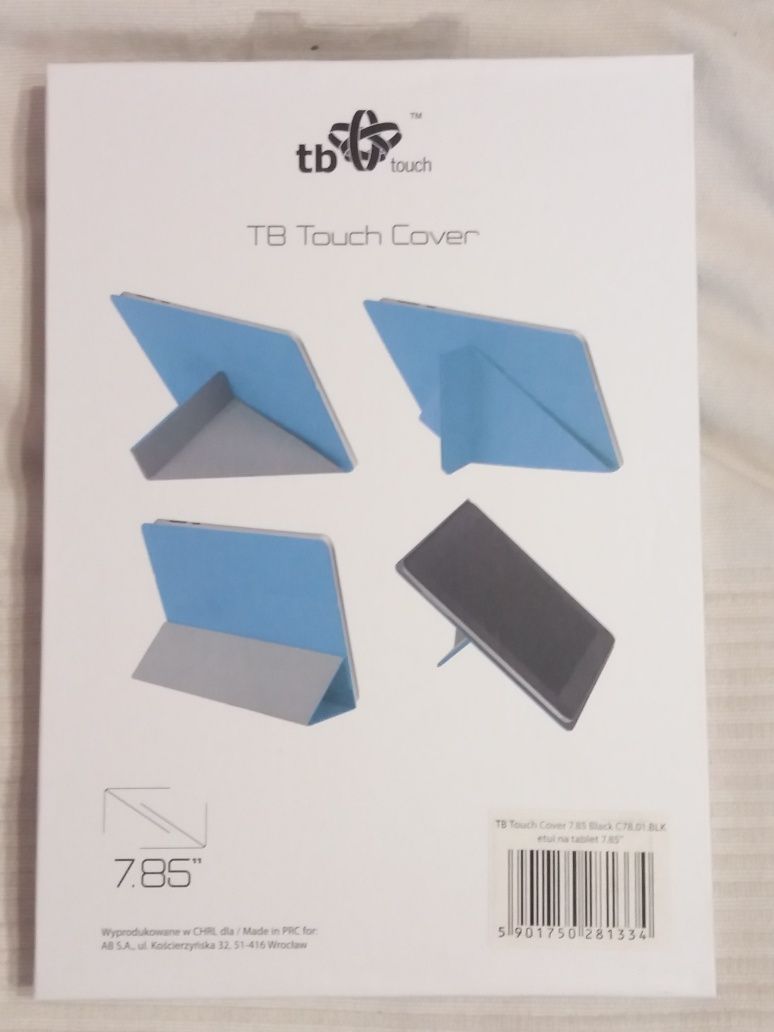 Etui pokrowiec na tablet 7.85 cała TB Touch Cover czarny