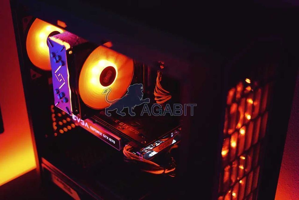 RGB Зореліт! 24ЯДРА+GTX1070 ігровий ПК комп'ютер игровой компьютер i9