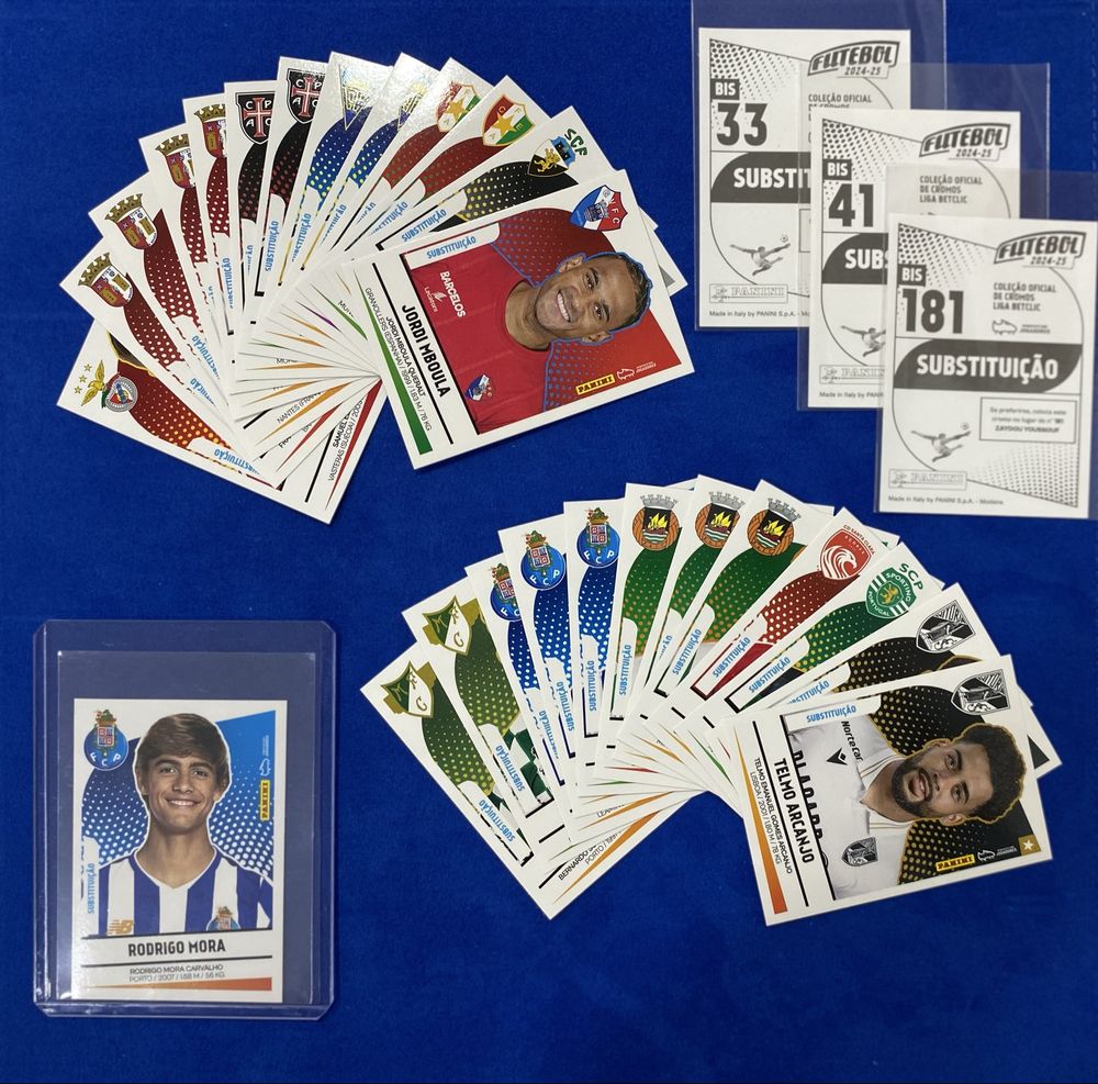 Coleção Completa Bis / Substituição Liga Portuguesa de Futebol Panini