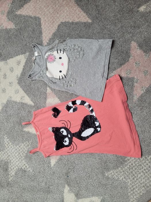 Sukienki spódniczki bluzy spodnie hm f&f smyk rozmiar  110