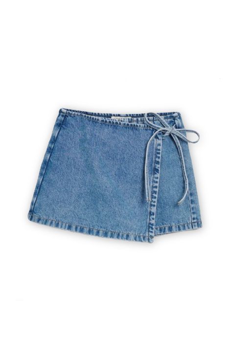 Ждинсова спідниця-шорти