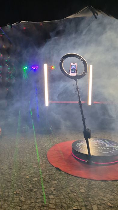 Fotobudka 360 wideobudka wesele impreza namiot cateringowy imprezowy