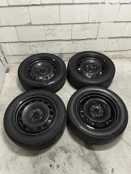 Felgi Stalowe VW/Skoda/Seat 16 5x112 z Oponami Zimowymi 205/55/16 !