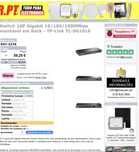 Switch TP-LINK montavel em rack de 19”