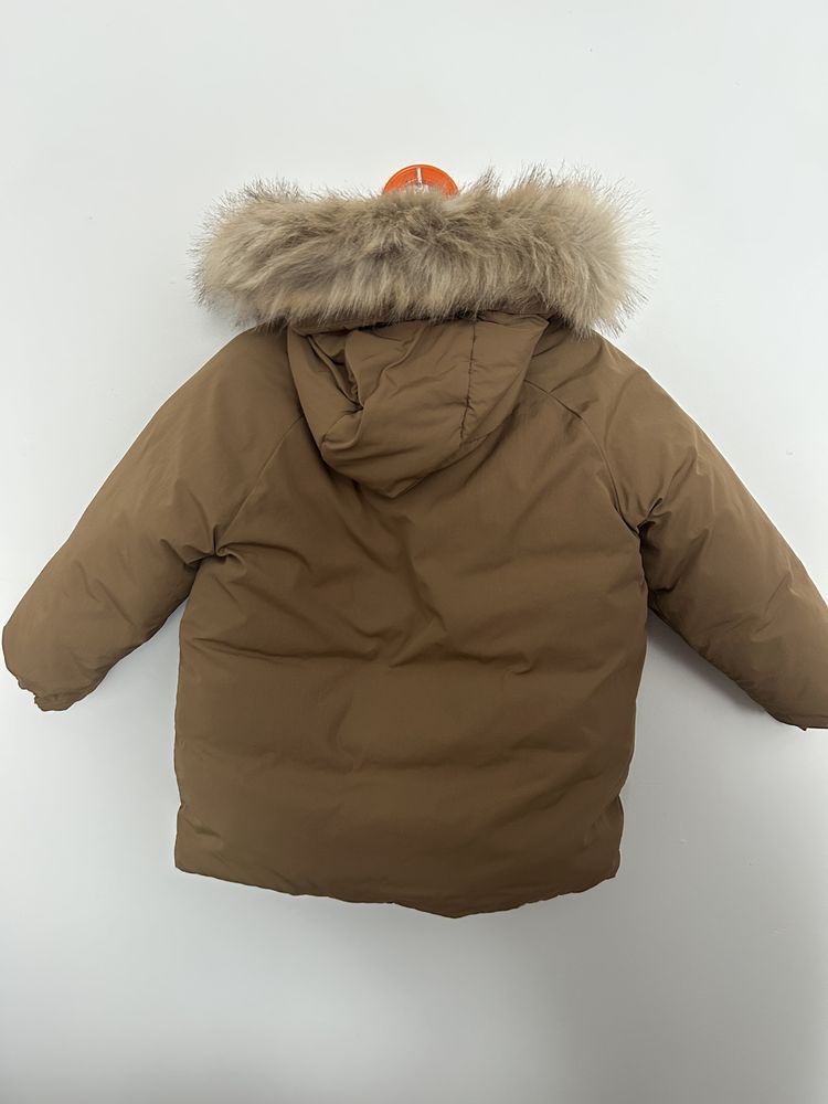 Zara ocieplana parka zimowa kurtka 104