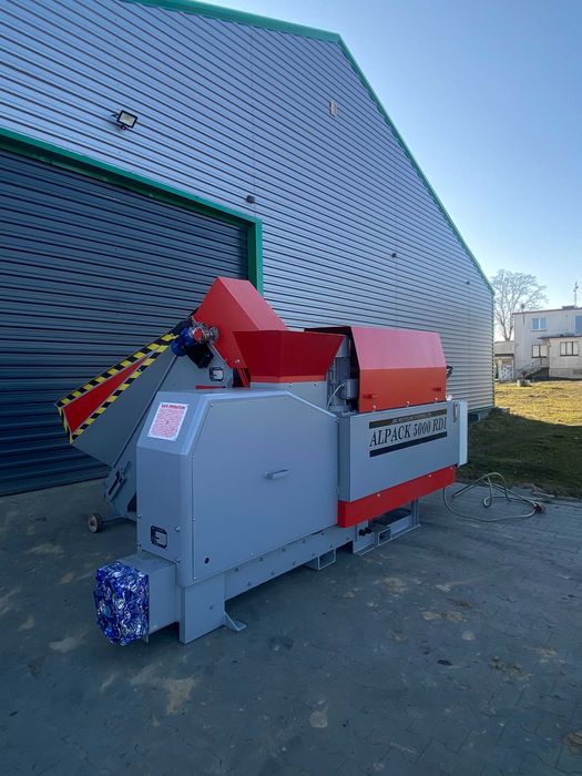 Paczkarka do puszek aluminiowych prasa. Alpack 5000 RDI