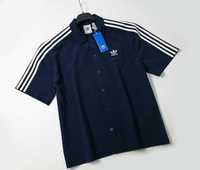 Рубашка шведка синяя летняя мужская Adidas Classic Shirt