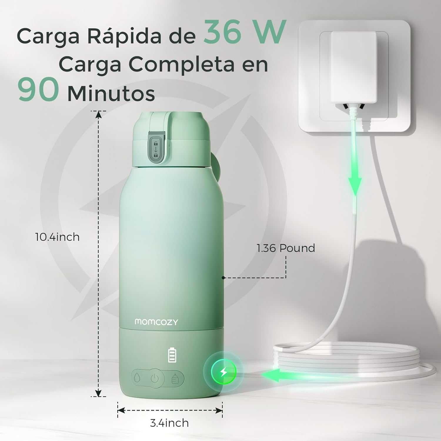 Aquecedor de leite e água Momcozy