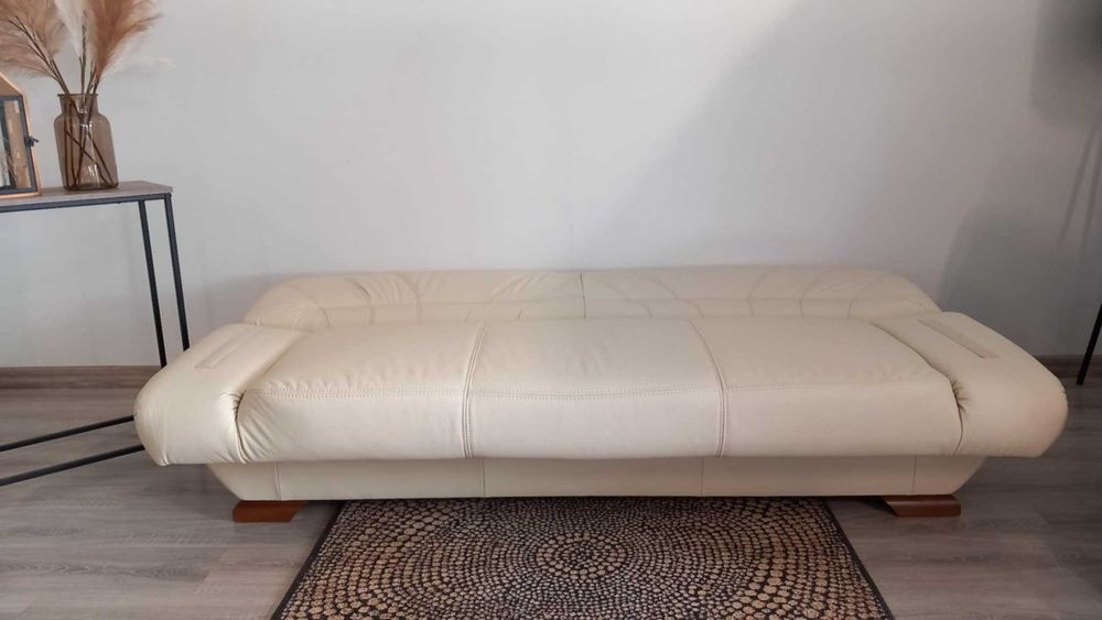 Kpl kanapa Porto z Finką ze skóry naturalnej  dostępne od ręki