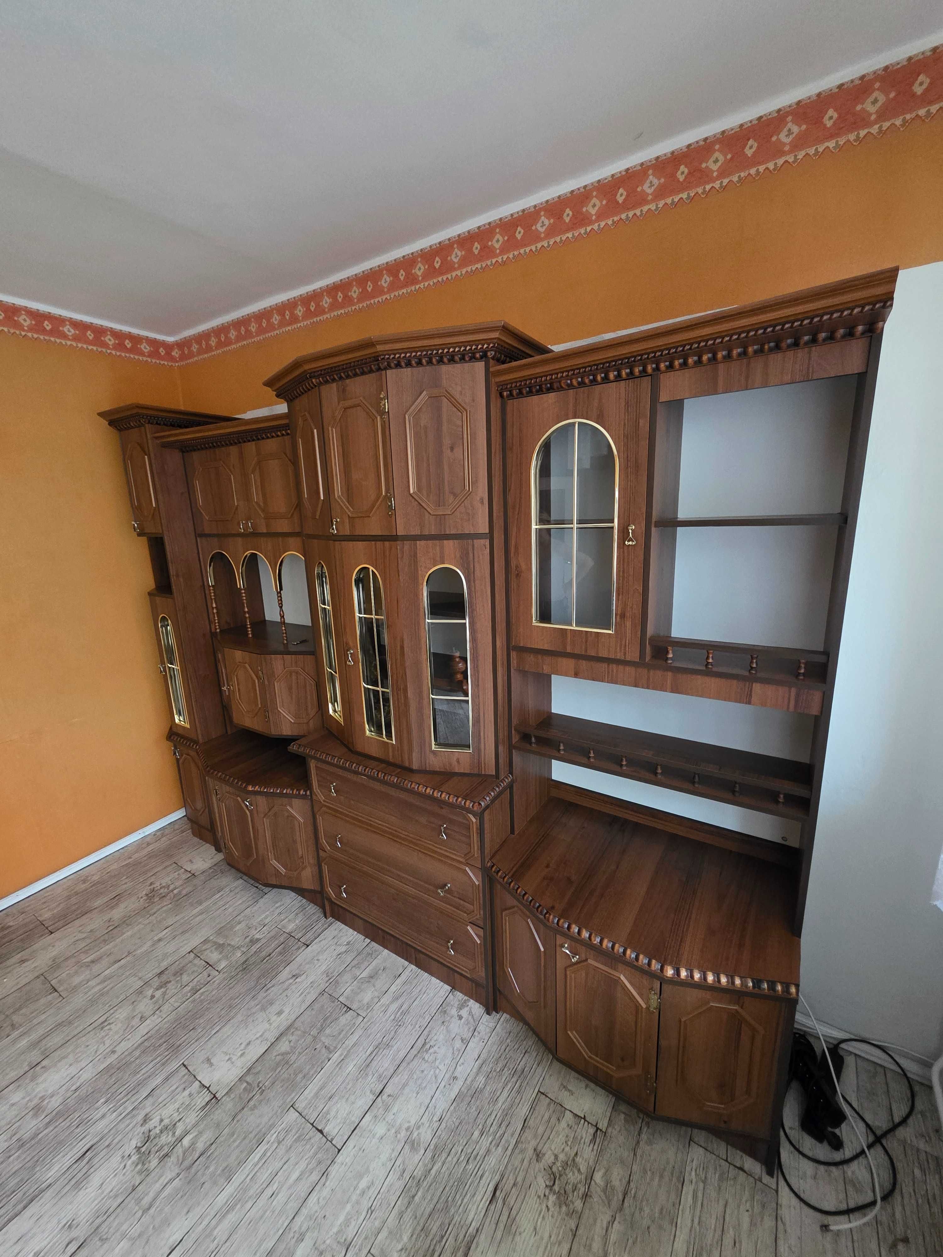 Zestaw mebli PRL, meble PRL, meble retro, meblościanka