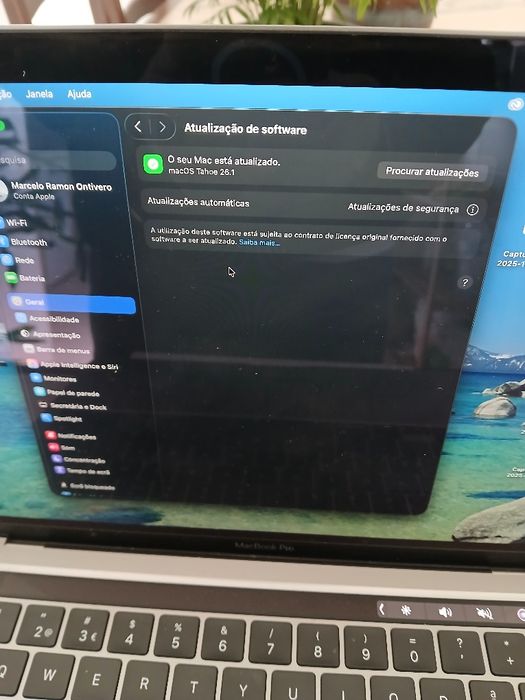 Macbook pro M1 SSD 256 e 8Gb de memória Unificada