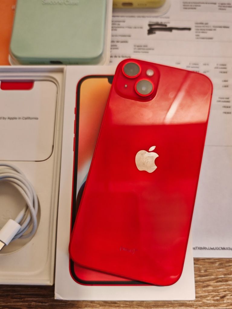 iPhone 14 Plus 256GB Vermelho Seminovo C/Garantia Aceito Retomas