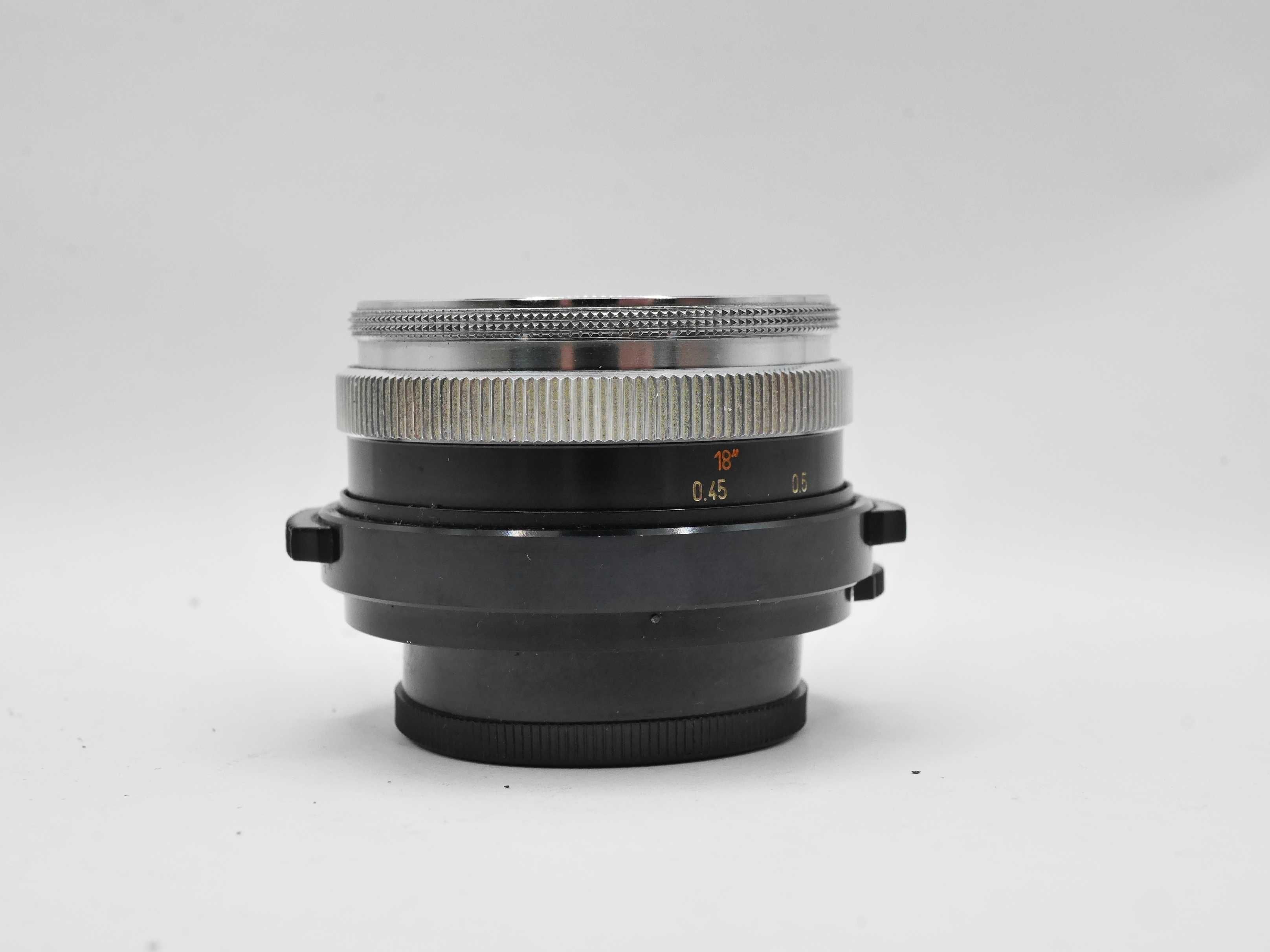 Obiektyw Carl Zeiss Jena Tessar 50 mm f 2,8 chrome nose M42