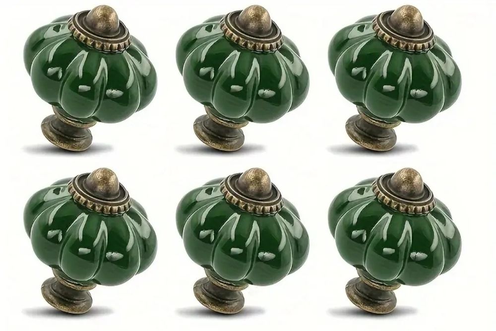 6 Puxadores em Porcelana