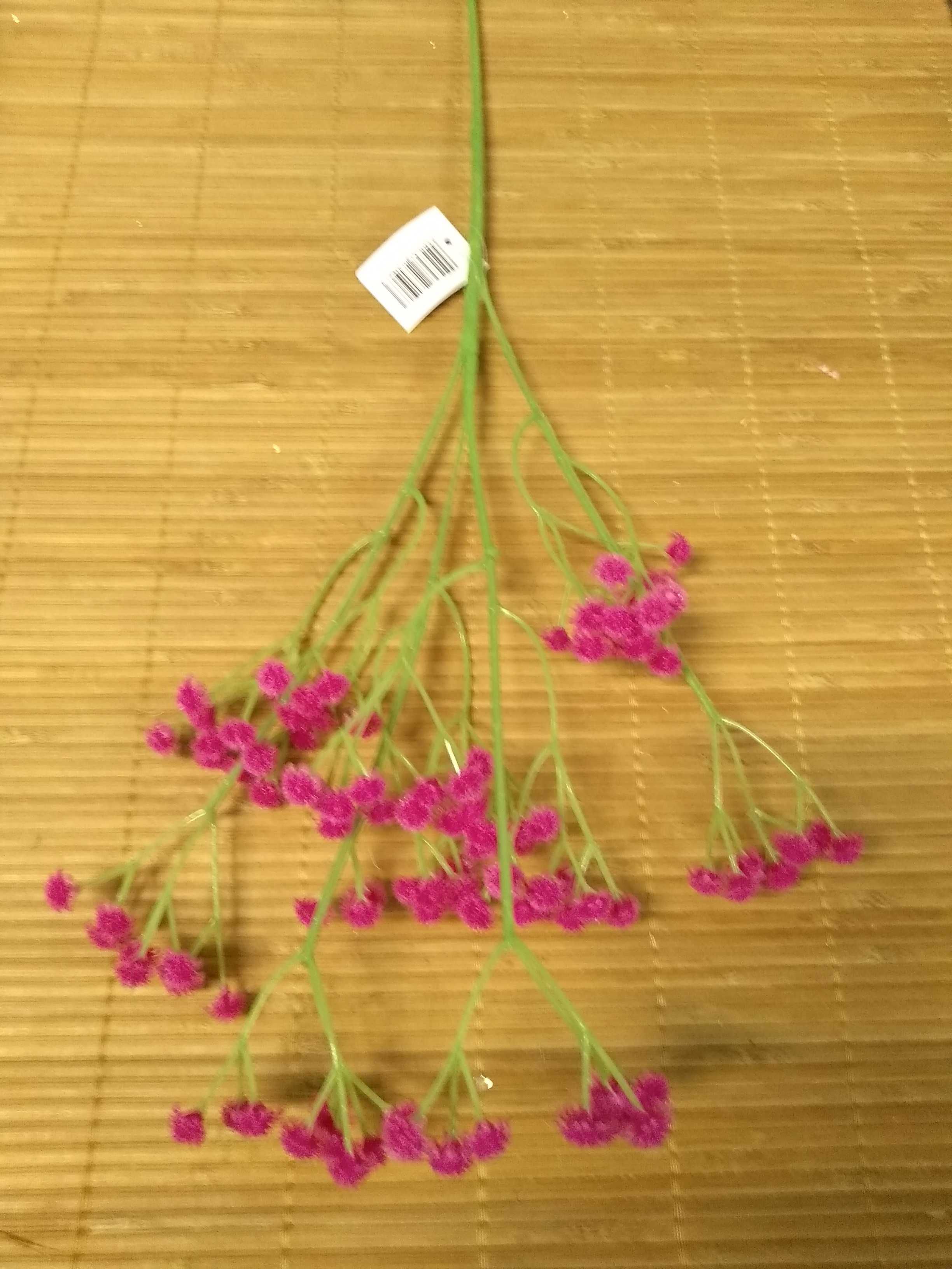 Gipsówka gumowa gałązka, sztuczne kwiaty