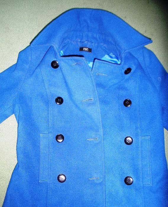 Płaszcz niebieski F&F + niespodzianka gratis