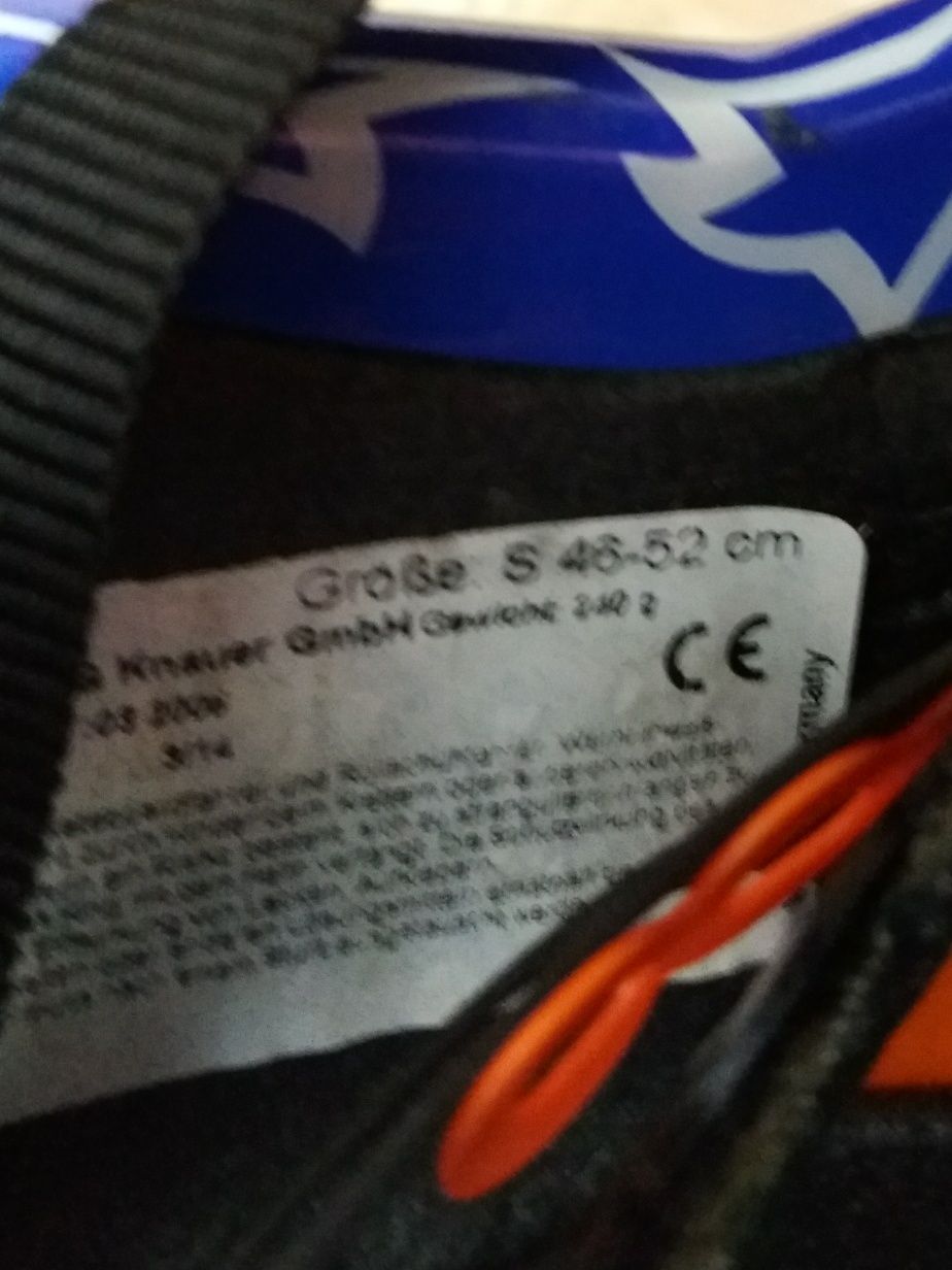 Kask rowerowy chłopięcy z regulacją r.S