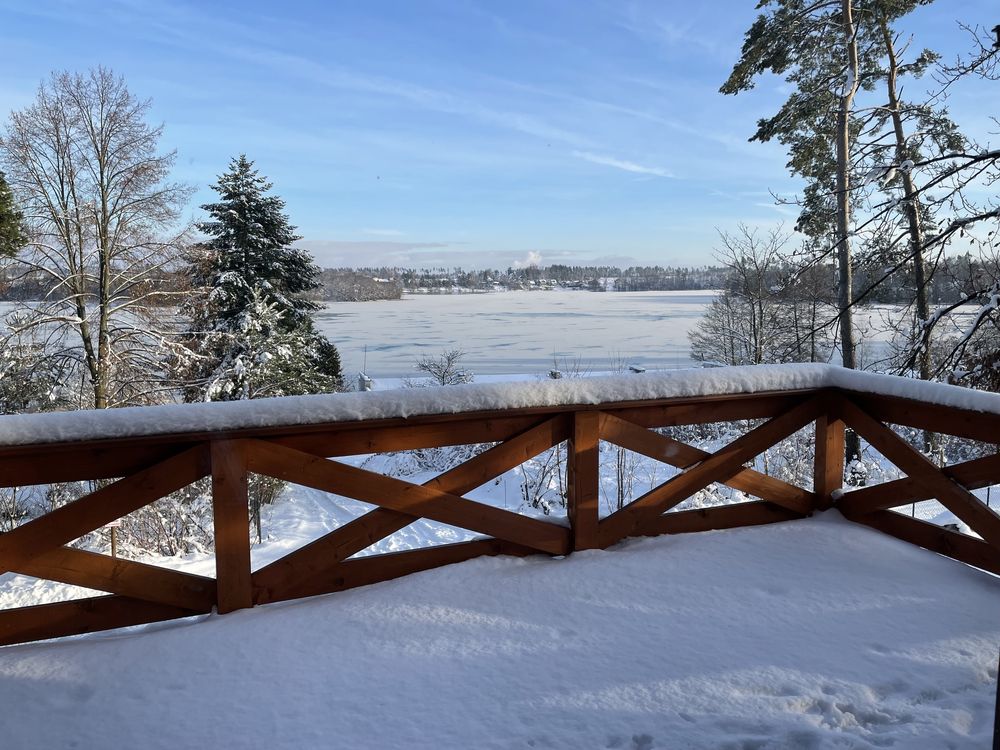 Domek Kaszuby nad jeziorem mausz.Całoroczny klimatyzowany,sauna,bania