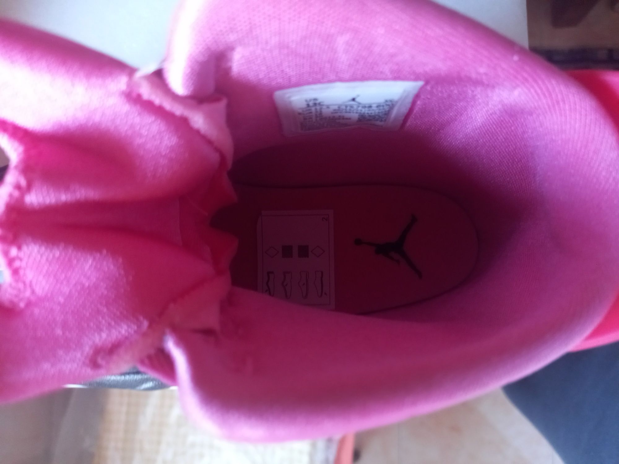 Botas Nike Air Jordan Drip 23 Impermeável Rosa/Preto EU 31