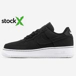 Мужские кроссовки Nike Air Force 1 Black/White. 40-45