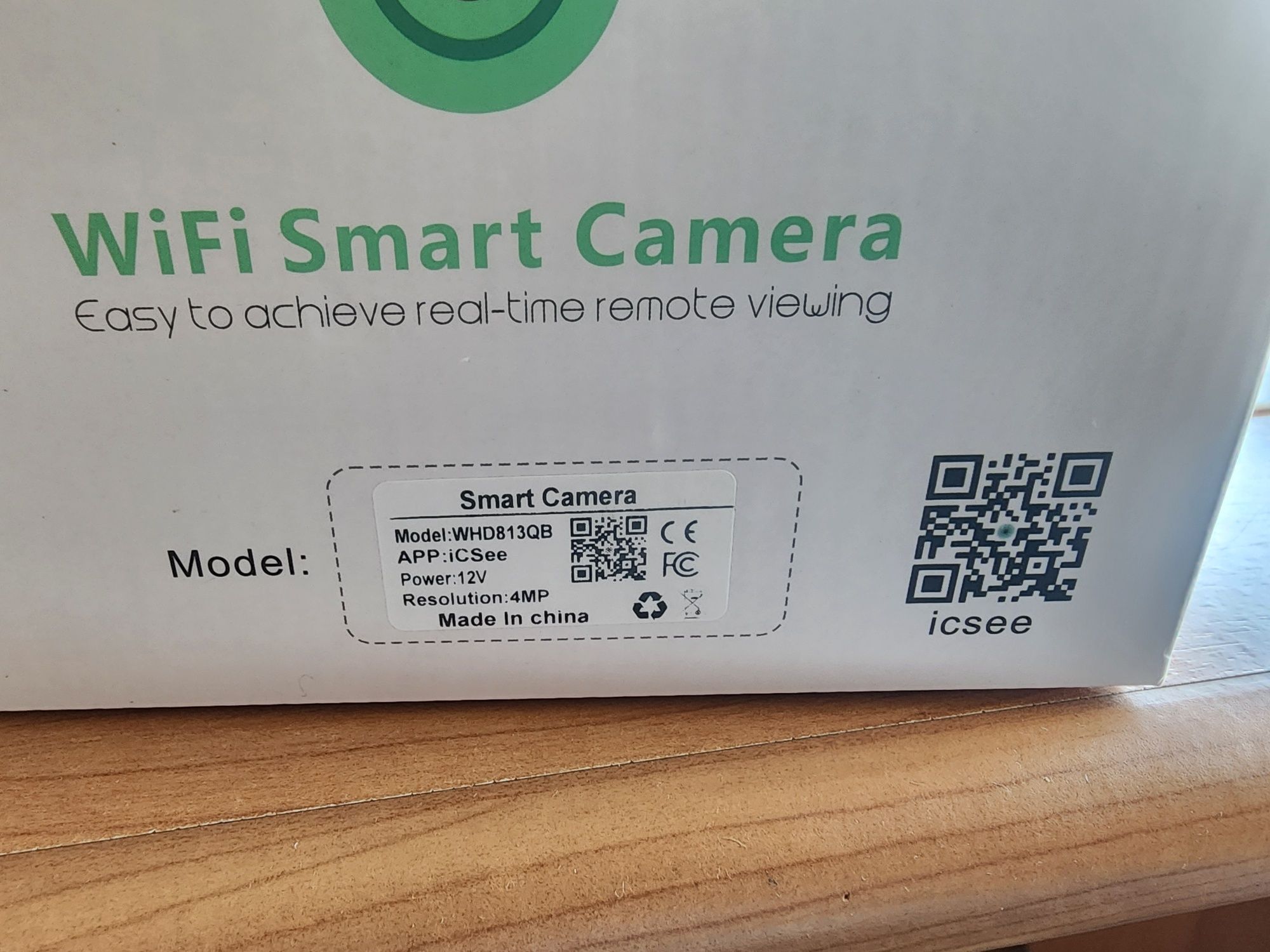 Camera de vigilância nova com visão no telemovel