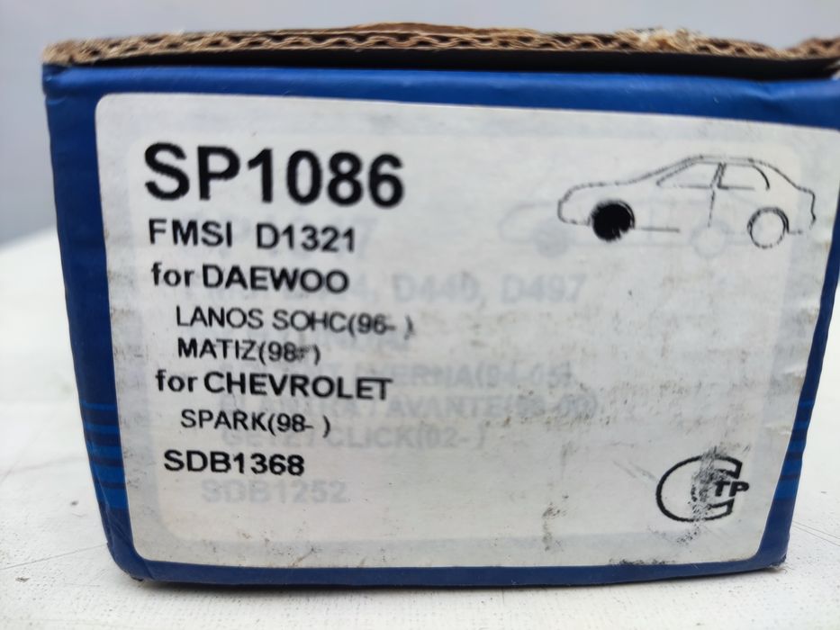 Гальмівні колодки Hi-Q SP1086 Daewoo Lanos