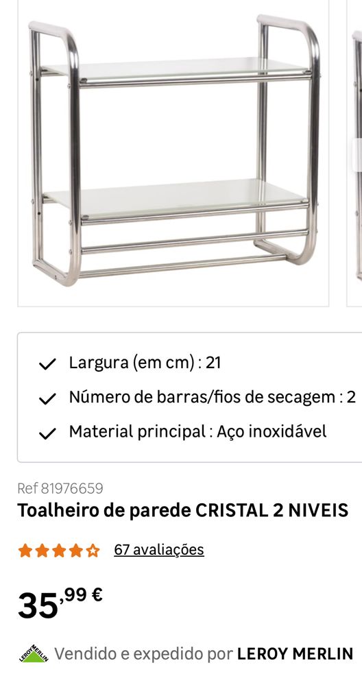 Toalheiro de parede