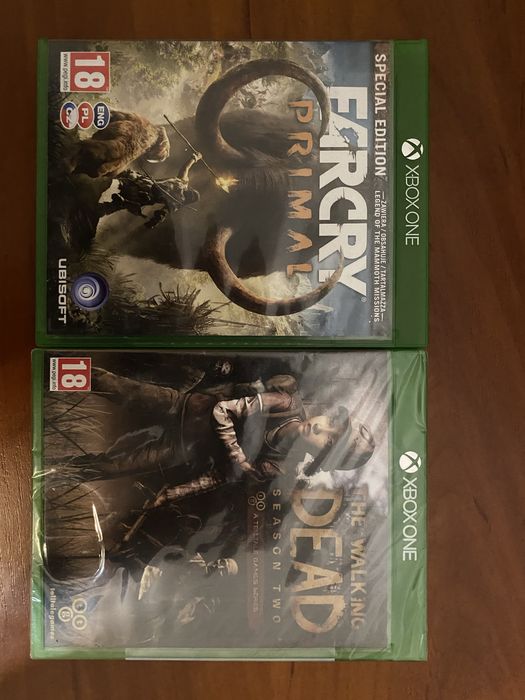 Диски Far Cry Primal i The walking dead для Xbox