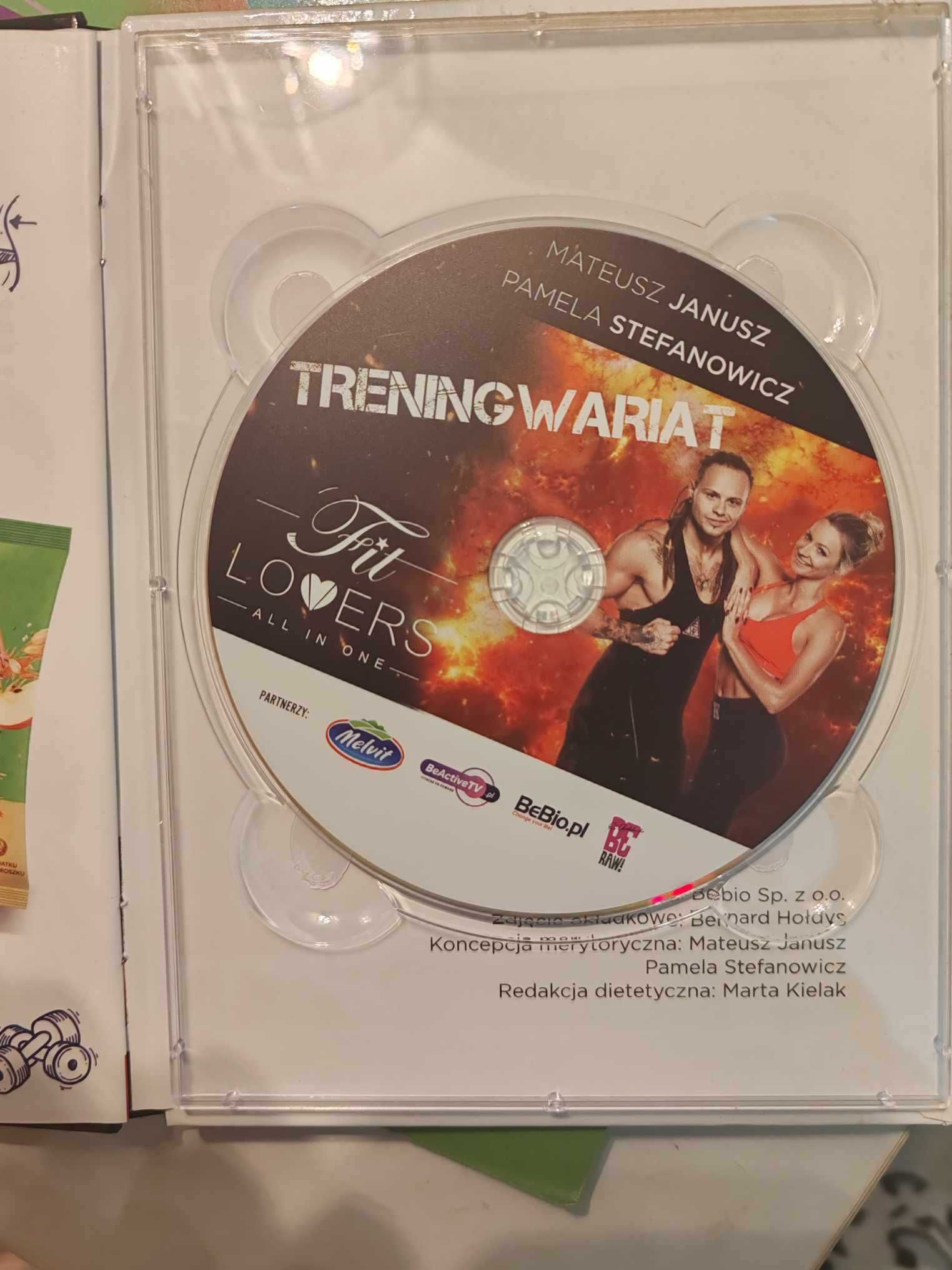 Trening spalający tkankę tłuszczową odchudzający FIT LOVERS płyta DVD