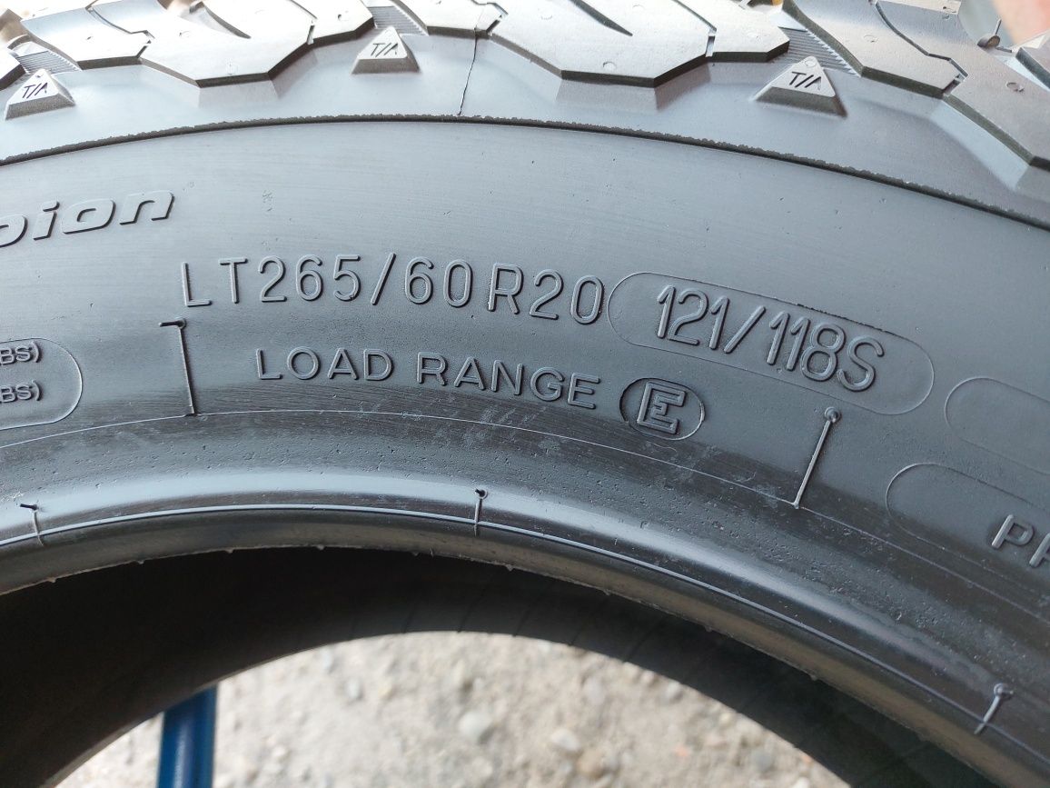 265/60/20 R20 BF-GOODRICH All-Terrain T-A 1шт шини