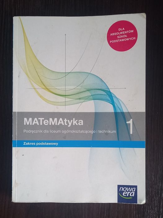 Podręcznik liceum i technikum MATeMAtyka 1