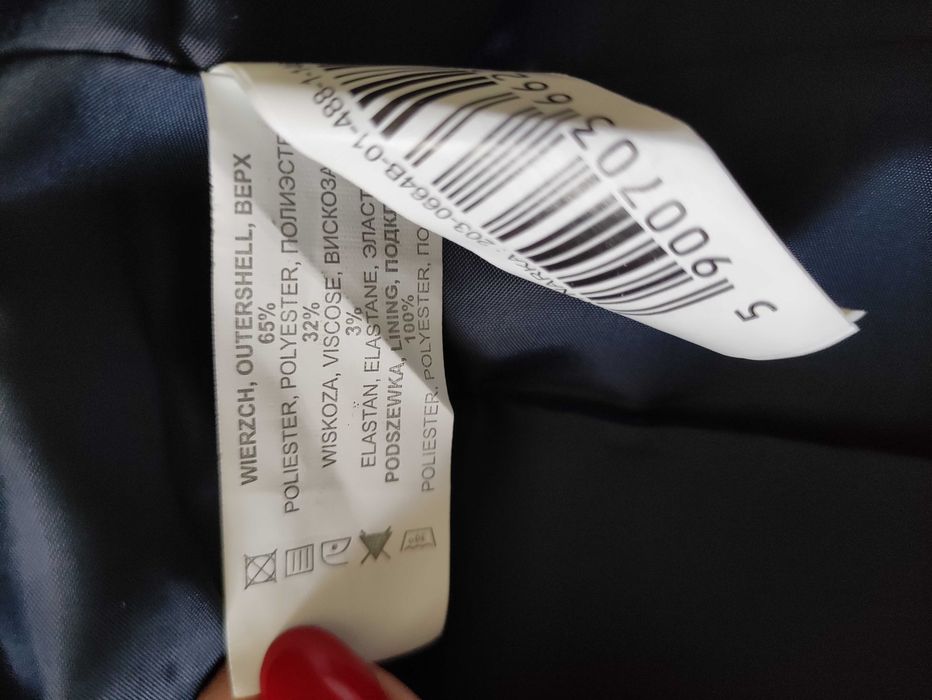 Marynarka chłopięca rozm 158 granatowy