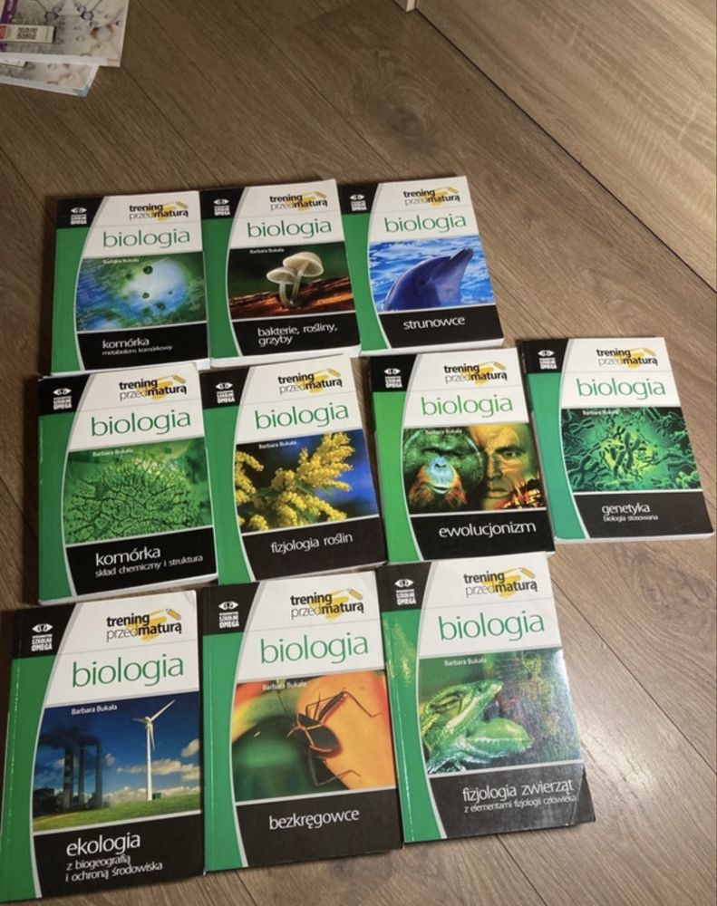 Zestaw książek do biologii Bukała